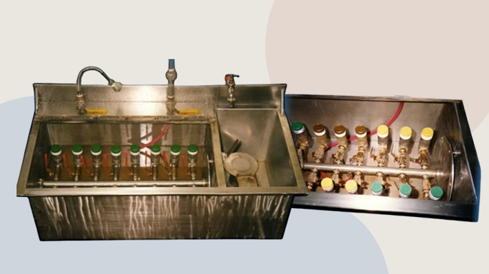 ensayo tapas botellas aceite